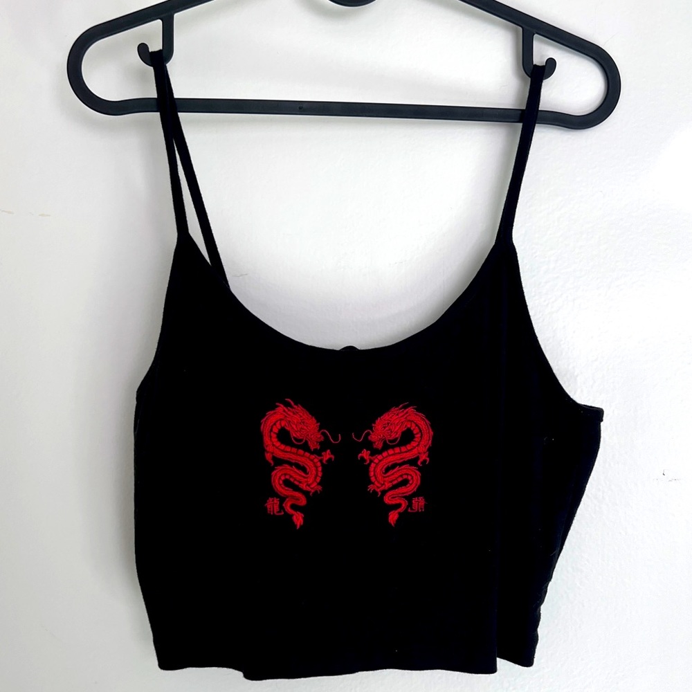 Urban Outfitters Dragon Crop Top